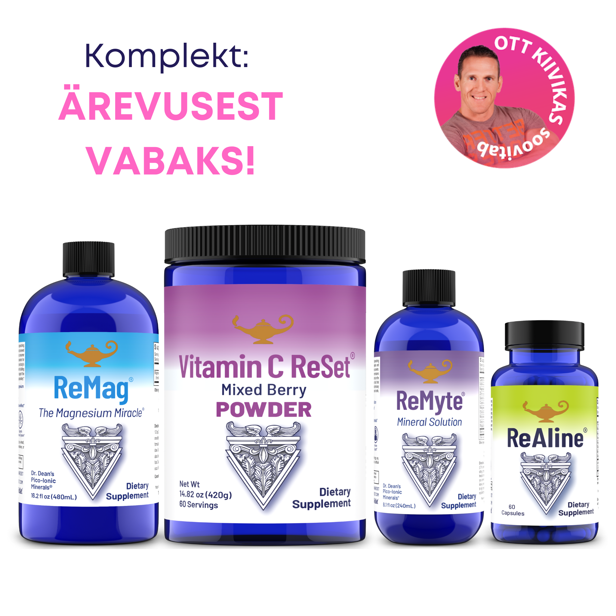 Komplekt: ÄREVUSEST VABAKS
