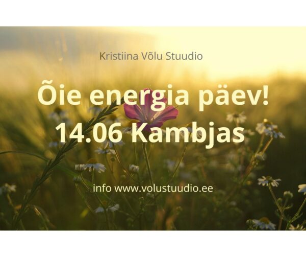 Õie energia päev