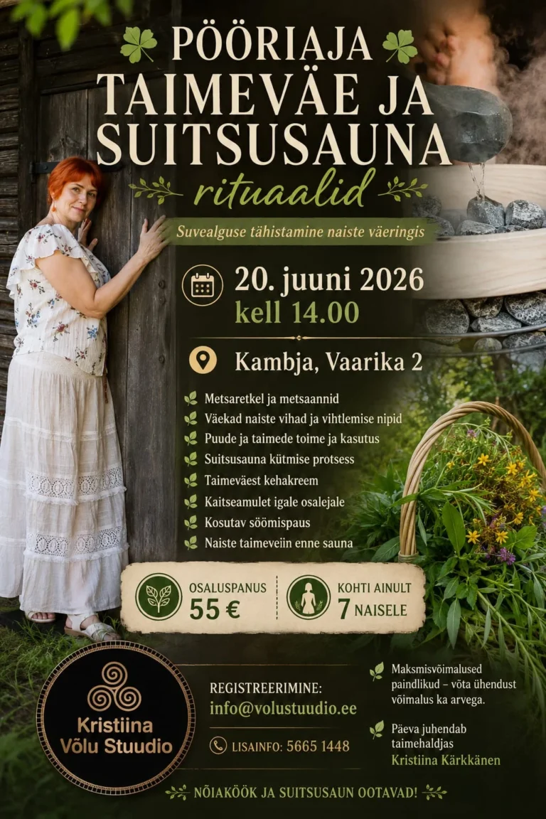 Pööriaja taimeväe ja suitsusauna rituaalid