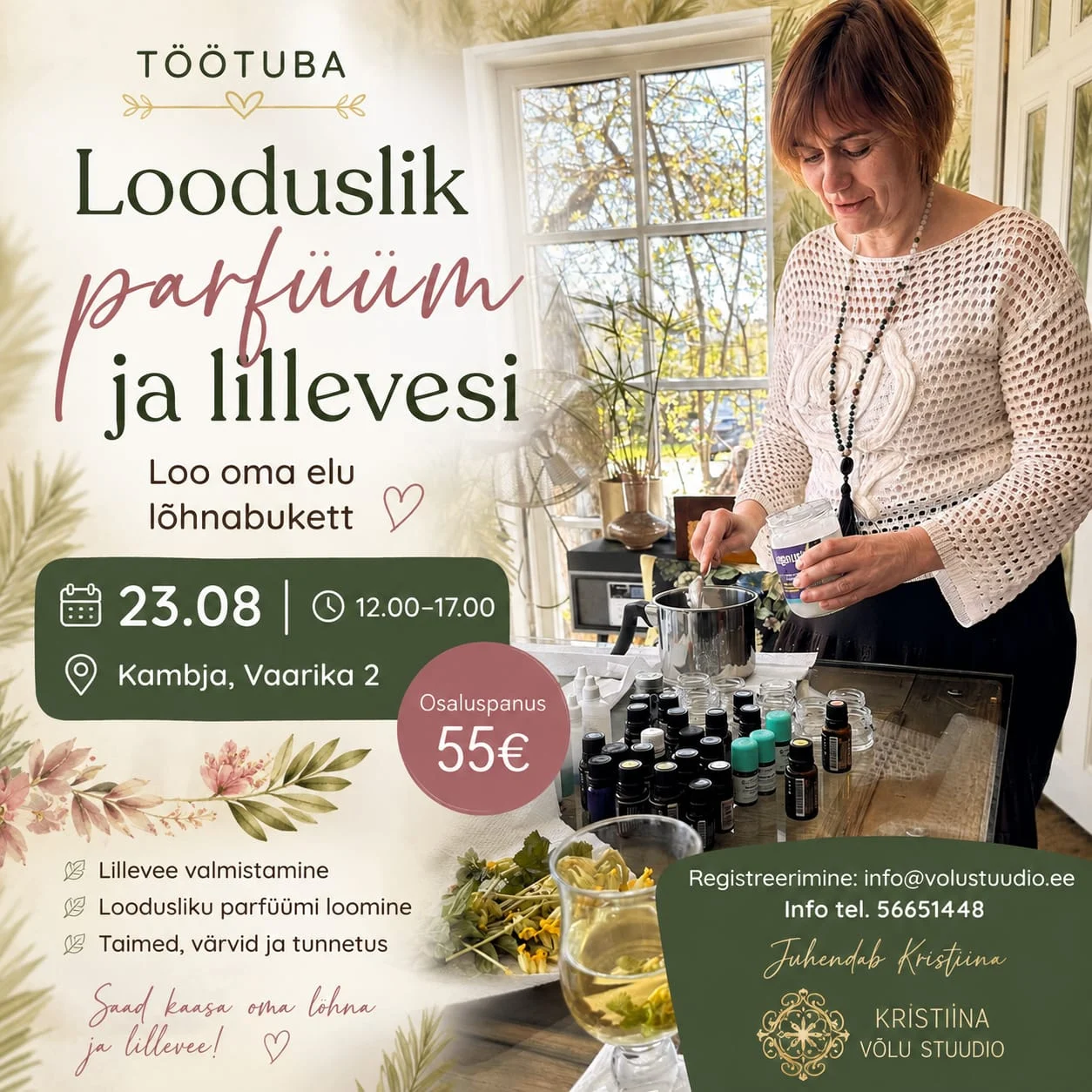 Looduslik parfüüm ja lillevesi
