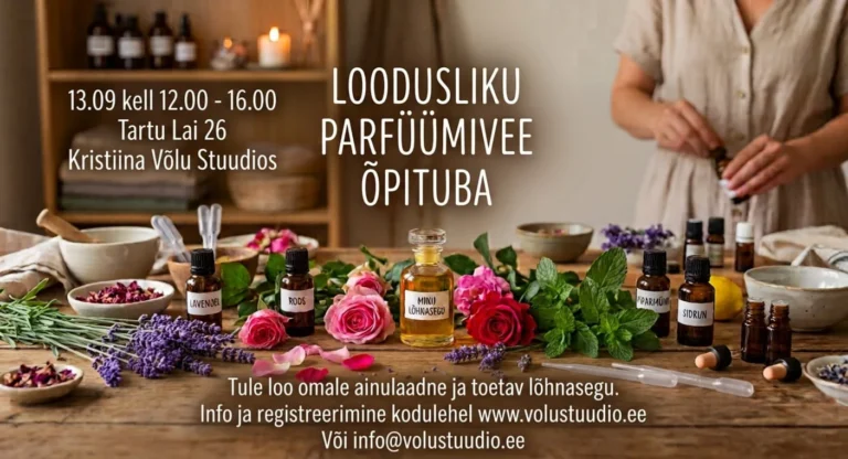 Parfüümi vee töötuba