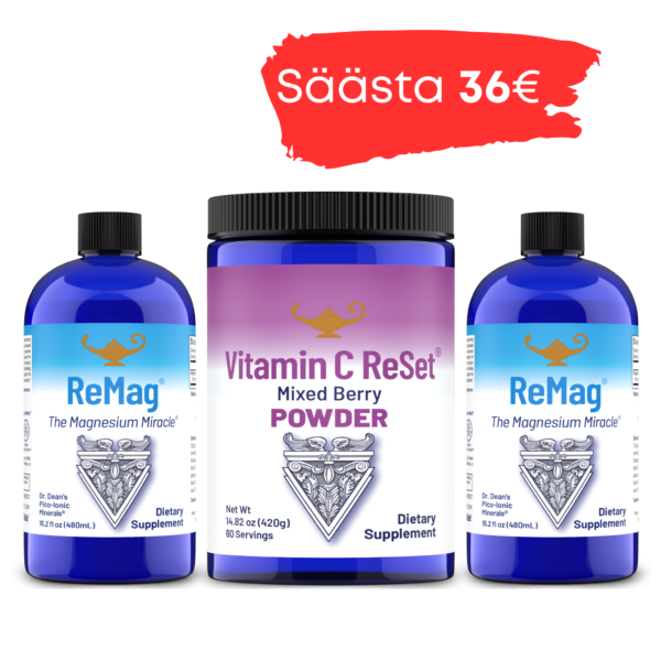 KOMPLEKT: 2 x ReMag® 480ml + Vitamin C Reset® 420 g